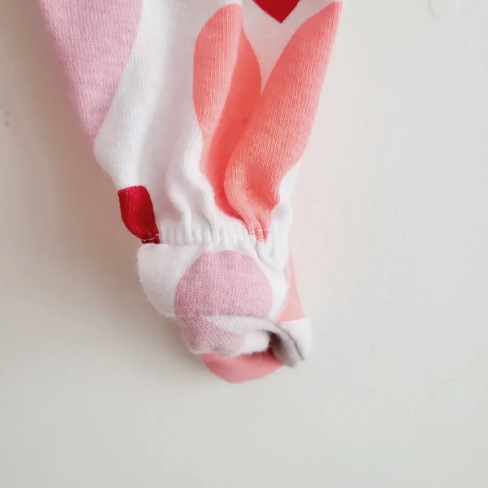 0-3M The Children's Place heart pajamas